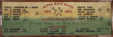Alpha Boys' School sign